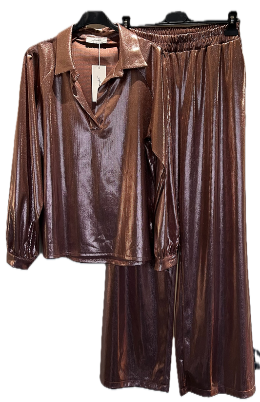 Ambika Metallic Set Rosé