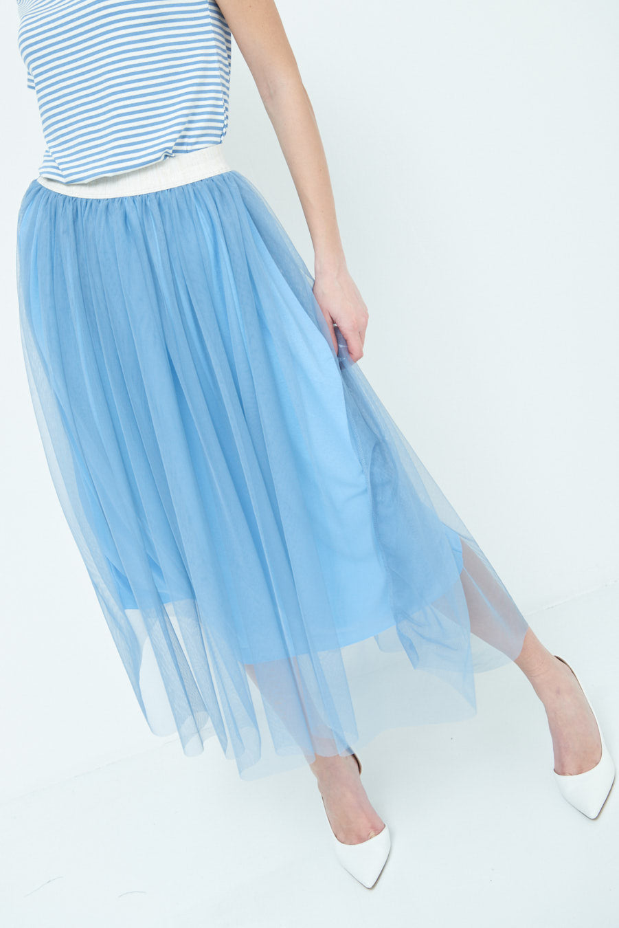 Tule Rok Blauw